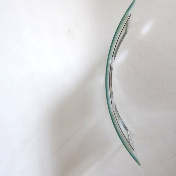 NEW 13” x 7” CURVED BEVELLED SILVER & GLASS COLLAGE PHOTO FRAME - Picture 5 of 12